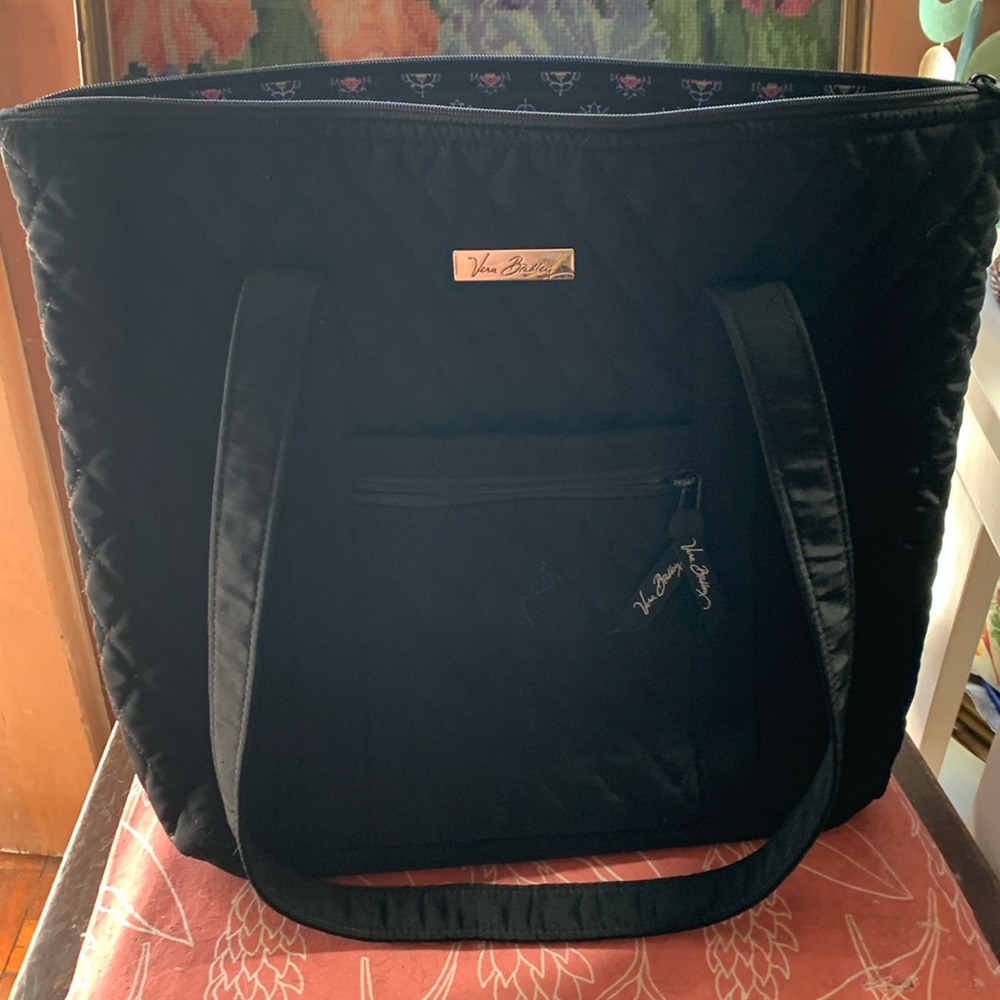 Vera Bradley Mandy Black Tote